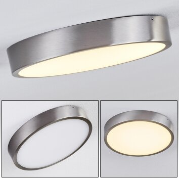 Broglen Ceiling Light LED matt nickel, 1-light source