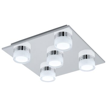 Eglo ROMENDO ceiling light LED chrome, 5-light sources