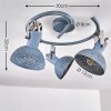 Ronia Ceiling Light grey, 3-light sources