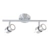 Steinhauer NATASJA Ceiling Light LED stainless steel, 2-light sources