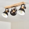 Ceiling Light Orny anthracite, Light wood, 3-light sources