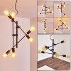 Coppet Pendant Light black-gold, 6-light sources