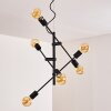 Coppet Pendant Light black-gold, 6-light sources
