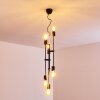 Coppet Pendant Light black-gold, 6-light sources