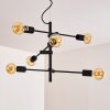 Coppet Pendant Light black-gold, 6-light sources
