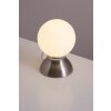 Globo Kitty table lamp chrome, matt nickel, 1-light source