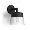 Philips Hue White & Color Ambiance Attract Wall Light LED black, 1-light source