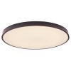 Ceiling Light Brilliant Slimline black, white, 1-light source, Remote control, Colour changer