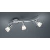 Trio LEVISTO ceiling spotlight LED matt nickel, 3-light sources