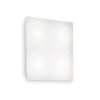 Ideal Lux FLAT Ceiling Light white, 4-light sources