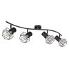 Globo PRISKA Spotlight black, 4-light sources