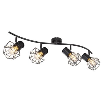 Globo PRISKA Spotlight black, 4-light sources