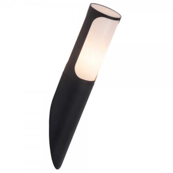 Brilliant Gap outdoor wall spotlight anthracite, 1-light source