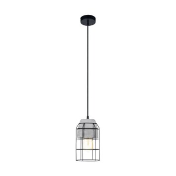 Eglo CONSETT Pendant Light grey, black, 1-light source