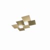 Grossmann CREO Wall and Ceiling Light LED brass, 2-light sources