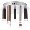 Brilliant Living Cembalo Ceiling Light LED brown, 7-light sources