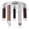 Brilliant Living Cembalo Ceiling Light LED brown, 7-light sources