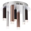 Brilliant Living Cembalo Ceiling Light LED brown, 7-light sources