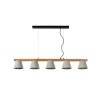 Lucide POSSIO hanging light grey, 5-light sources