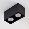 Awuna Ceiling Light black, 2-light sources