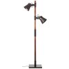 Floor Lamp Brilliant Plow Dark wood, black, 2-light sources