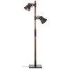 Floor Lamp Brilliant Plow Dark wood, black, 2-light sources