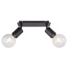 Globo HERMINE Spotlight black, 2-light sources