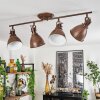 KOPPOM ceiling light rust-coloured, 4-light sources