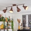 KOPPOM ceiling light rust-coloured, 4-light sources