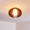 VALKOM Ceiling light matt nickel, 1-light source