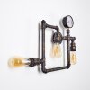 KOLYMA Wall Light black-gold, 3-light sources