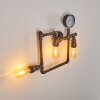 KOLYMA Wall Light black-gold, 3-light sources