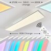 Antria Ceiling Light LED white, 1-light source, Remote control, Colour changer