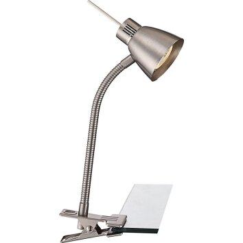 Globo table lamp LED matt nickel, 1-light source