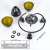 Ceiling Light Koppom black, 3-light sources