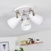Vlissingen Ceiling Light matt nickel, white, 3-light sources