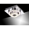Leuchten Direkt TIM ceiling light LED chrome, 2-light sources