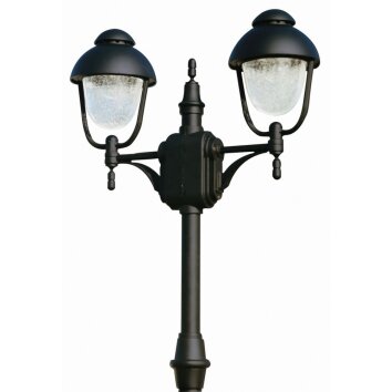 Albert 2040 lamppost light black, 2-light sources
