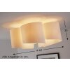 Selene PAPIRO ceiling light white, 5-light sources