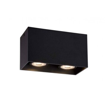 Lucide BODI ceiling light black, 2-light sources