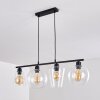 BAUDETTE Pendant Light black, 4-light sources