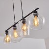 BAUDETTE Pendant Light black, 4-light sources