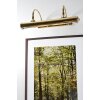 Herbert Schmidt picture light gold, brass, 2-light sources