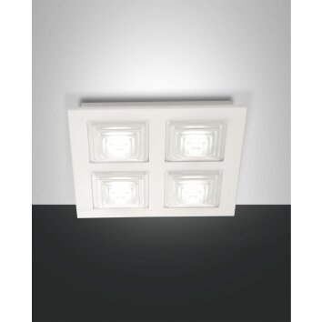 Fabas Luce FORMIA Ceiling light LED white, 4-light sources