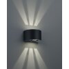 Reality ROSARIO Outdoor Wall Light LED black, 2-light sources