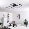 GHANA Ceiling Light LED black, 1-light source, Remote control