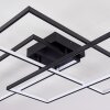 GHANA Ceiling Light LED black, 1-light source, Remote control