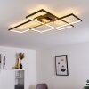 GHANA Ceiling Light LED black, 1-light source, Remote control