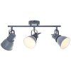 Brilliant BOGART spotlight tube grey, 3-light sources