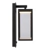 Lucide CLAIRETTE Outdoor Wall Light LED black, Motion sensor